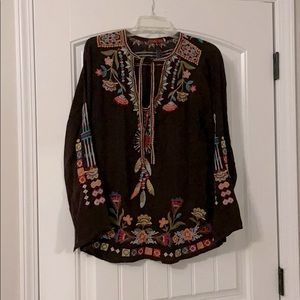 Johnny Was peasant blouse